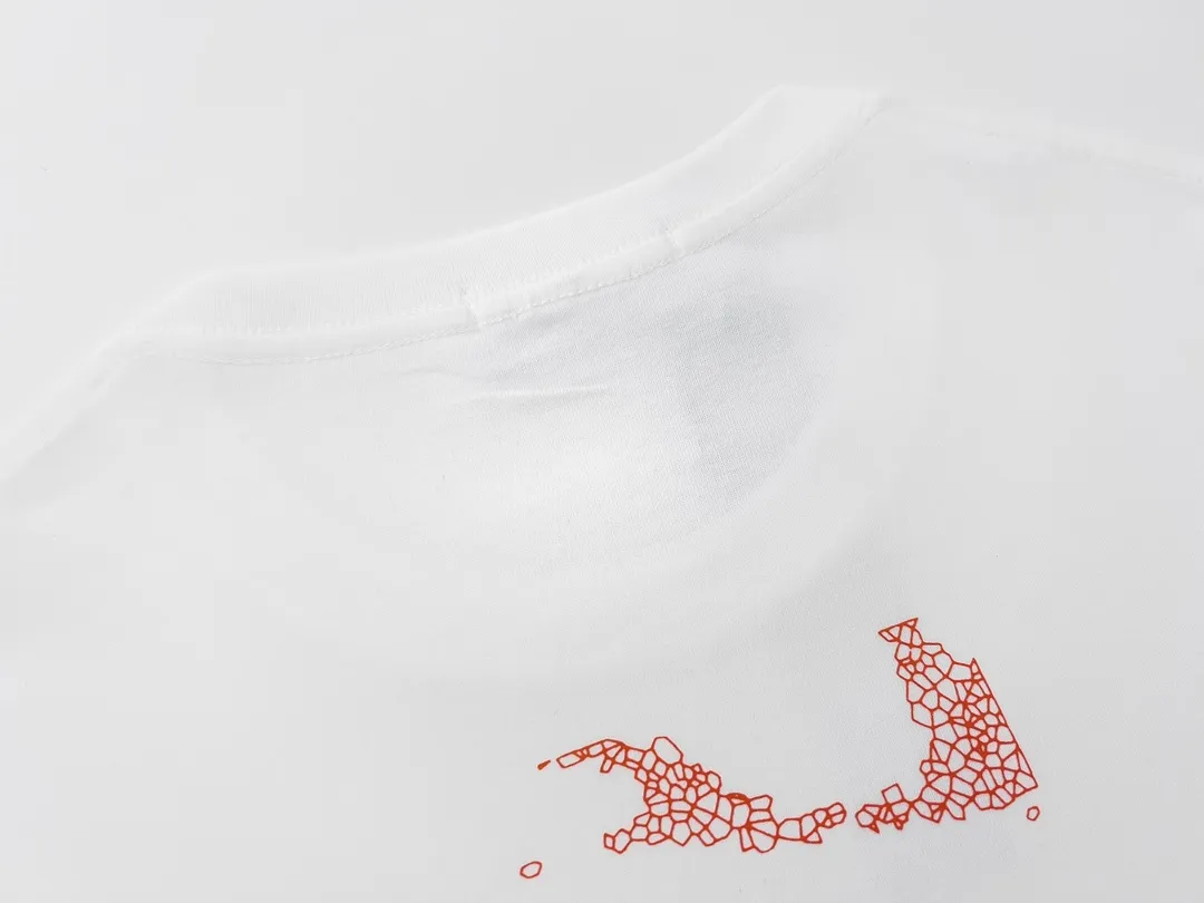 W660#P110💰 [Stone lsland/Stone Island summer blood red broken starry sky printed short-sleeved T-shirt] ⚠️[Original creation with high control of details] - Made of 230g combed cotton 32-count double yarn, soft and comfortable to the touch, sweat-absorbent and breathable. - Simple basic and versatile style, original single quality, the first choice for couples. - Made in a large factory, four needles and five threads on the shoulder, neatly arranged, high quality workmanship. - Same style for men and women. Very versatile, one piece for everyone, details are clearly visible. Color: Black White Size: M L